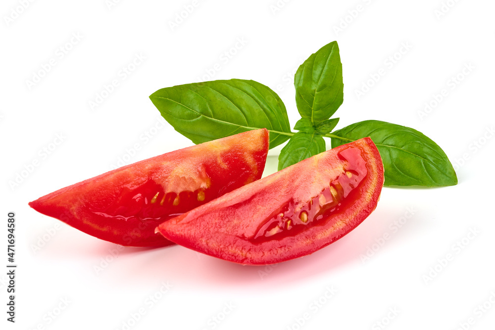 Plum tomatoes, Roma tomatoes, isolated on white background. Plum tomatoes, Roma tomatoes, isolated on white background.