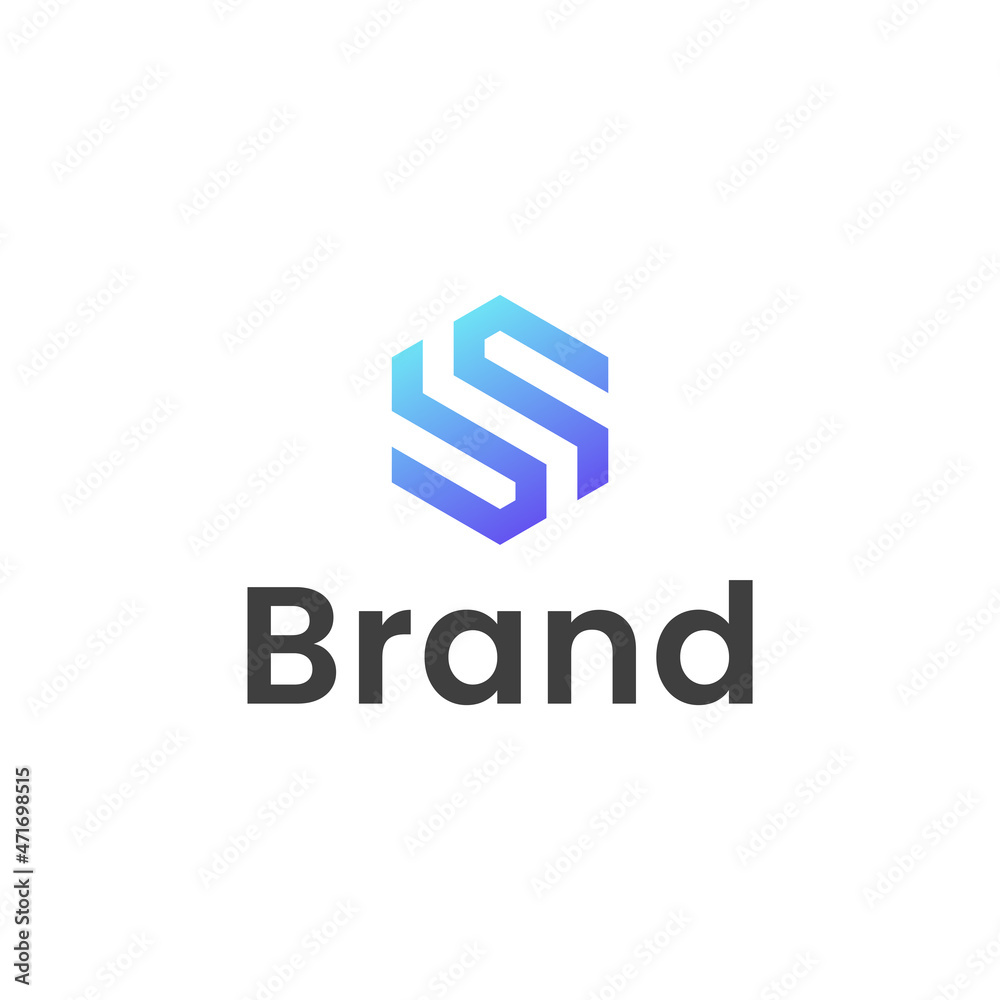Letter S with hexagon Monogram Modern Logo Template Vector.
Letter S with hexagon Monogram Modern Logo Template Vector.