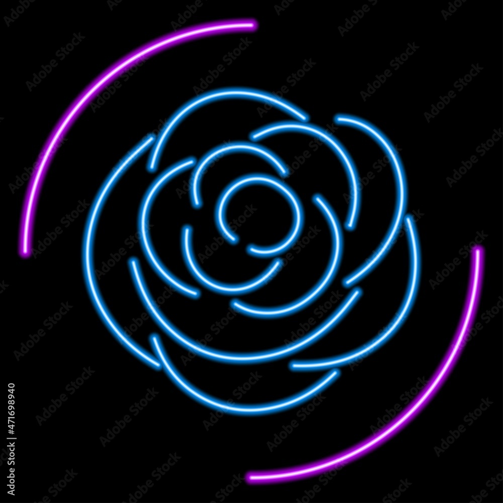 rose neon sign, modern glowing banner design, colorful modern design trends. Vector illustration. rose neon sign, modern glowing banner design, colorful modern design trends. Vector illustration.