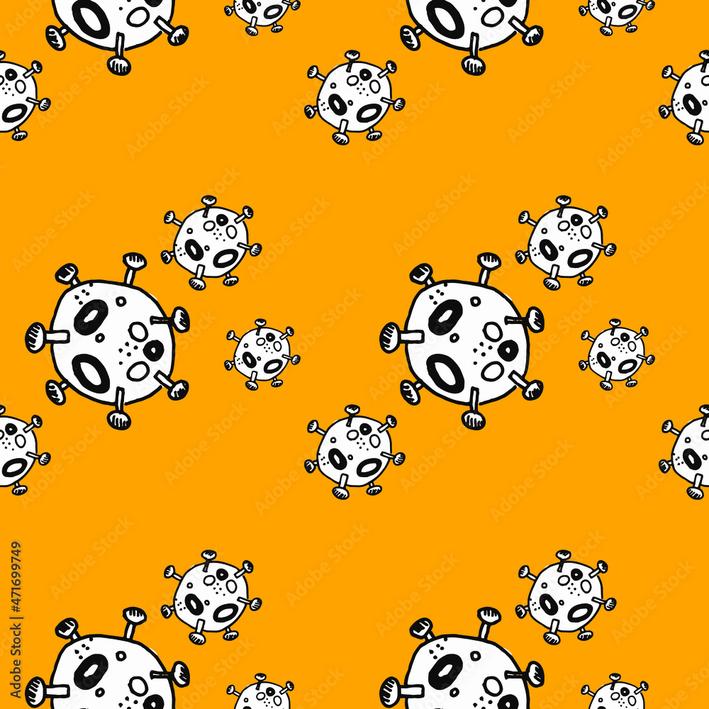 Obraz premium illustration covid virus vaccine