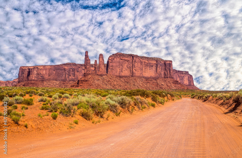 Rocks in Monument Valley, Wild West USA