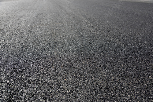 New asphalt road background
