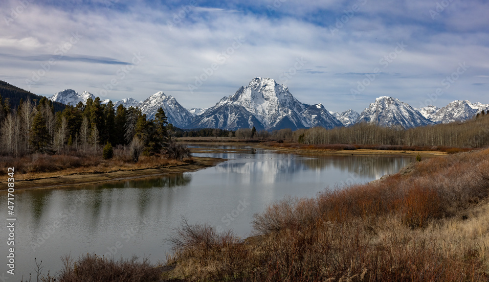 Oxbow Bend  in Grand Teton National Park, Wyoming