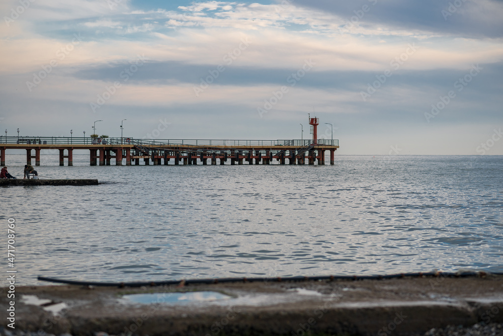 pier on the beach