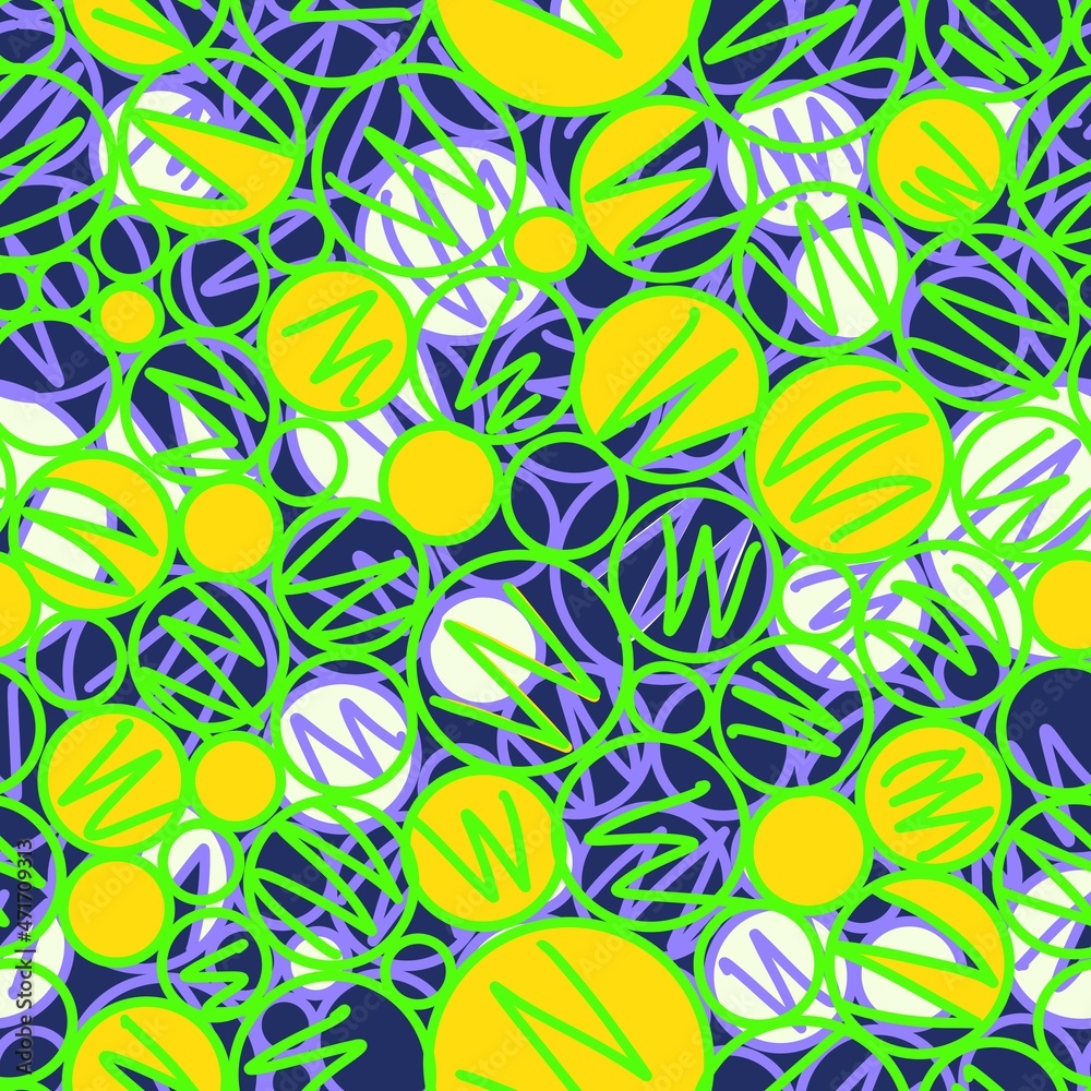 Naklejka premium seamless pattern with balls