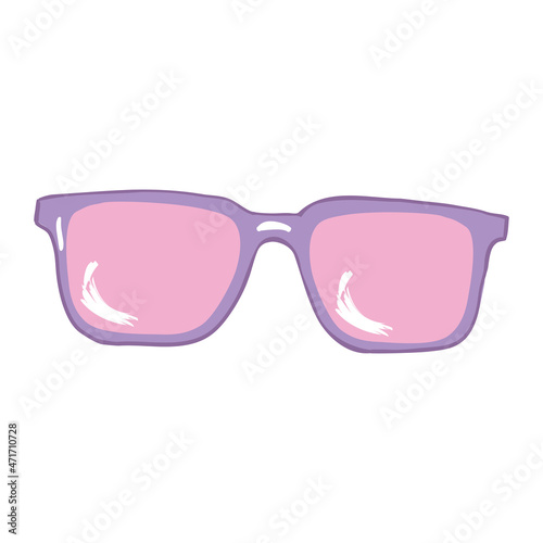 Summer Sunglasses , Vector Illustration