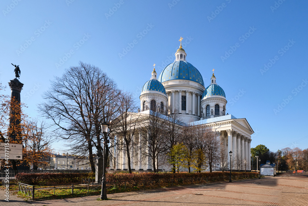 Cathedral of the Holy Life-Giving Trinity. Saint-Petersburg, Russia