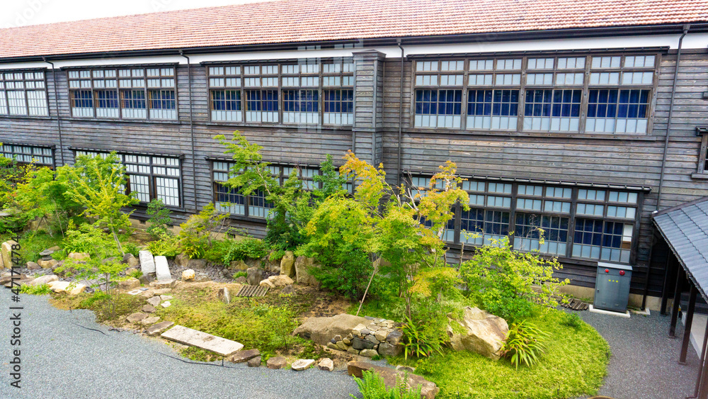 古い小学校 山口県萩市 古い小学校 山口県萩市