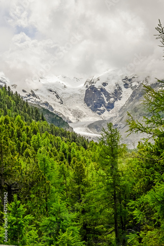 Morteratsch, Morteratschgletscher, Gletscher, Gletscherpfad, Gletscherweg, Piz Bernina, Bellavista, Bernina, Berninatal, Berninapass, Engadin, Alpen, Graubünden, Gletscherrückgang, Sommer, Schweiz photo