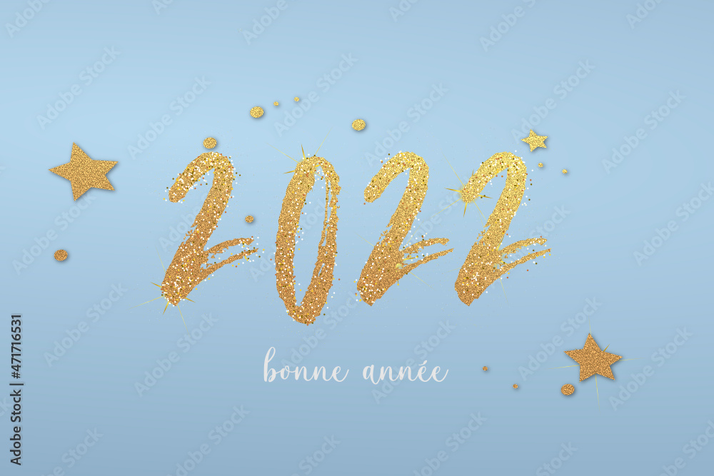 2022 - Bonne année - happy new year 2022 - Bonne année - happy new year