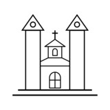 Church Line Icon