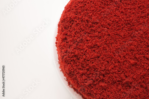 bright red cake called red velvet