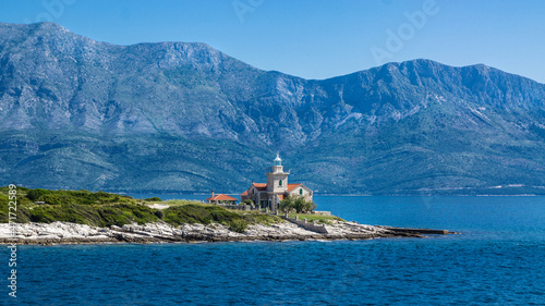 Lighthouse on the eastern tip of the Croatian island of Hvar.