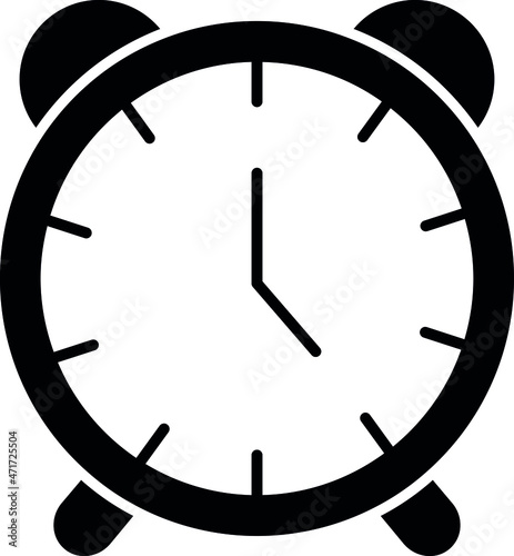 elearning icons alarm clock and schedule