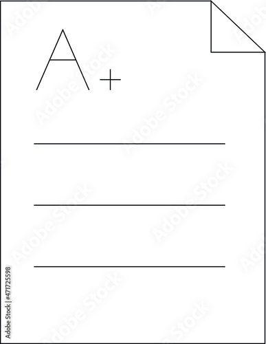 elearning icons document and file
