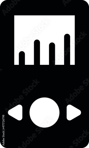 device and hardware icons mp3 and music player