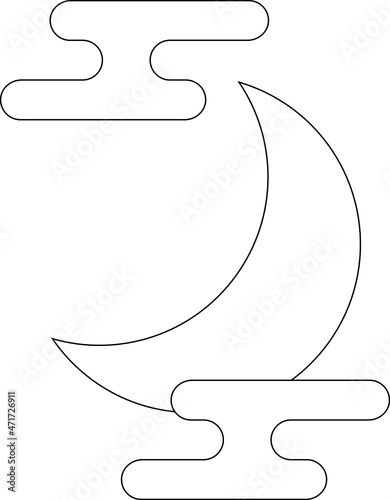day and night icons cloudy night and  forecast