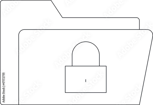 cyber security icons document and file