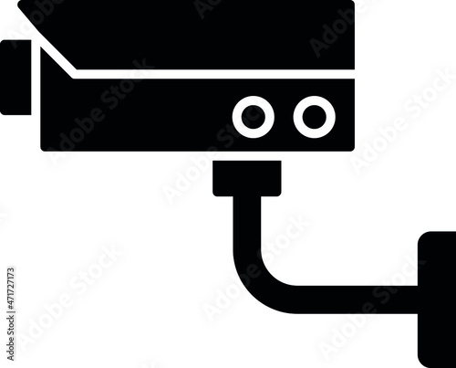 cyber security icons cctv and camera