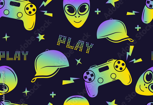 Seamless gamepad pattern