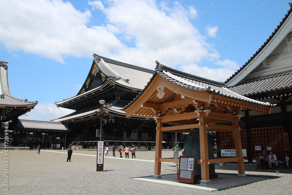 Templo Higashi Honganji, Kioto. Es un buen ejemplo del budismo japonés contemporáneo.