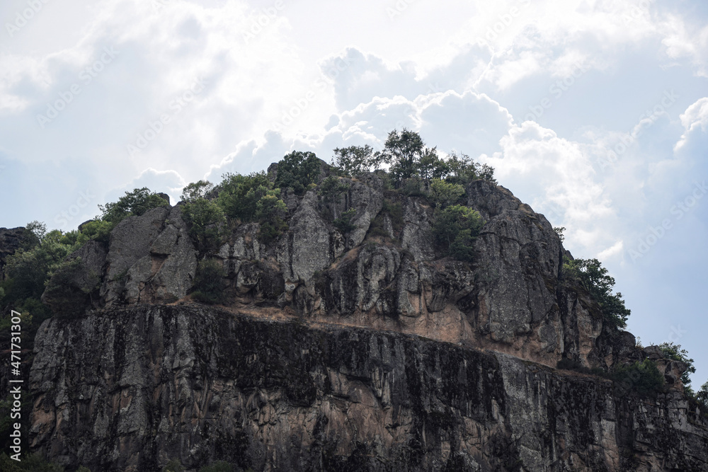 rock in the mountains