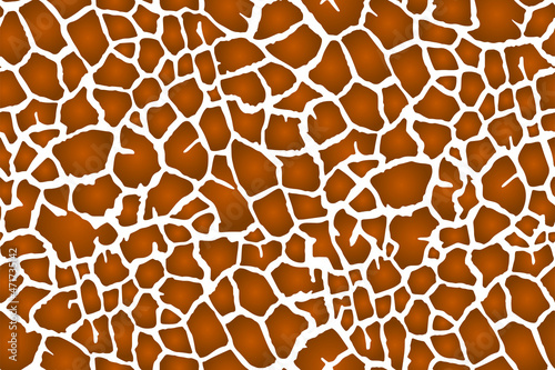Full Seamless Giraffe Animal Skin Pattern In Vector. Cheetah for apparel dress clothes fabric print background.