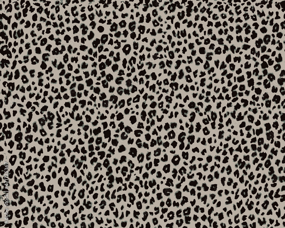 Full seamless leopard cheetah animal skin pattern. Brown design for textile fabric printing. Suitable for fashion use.