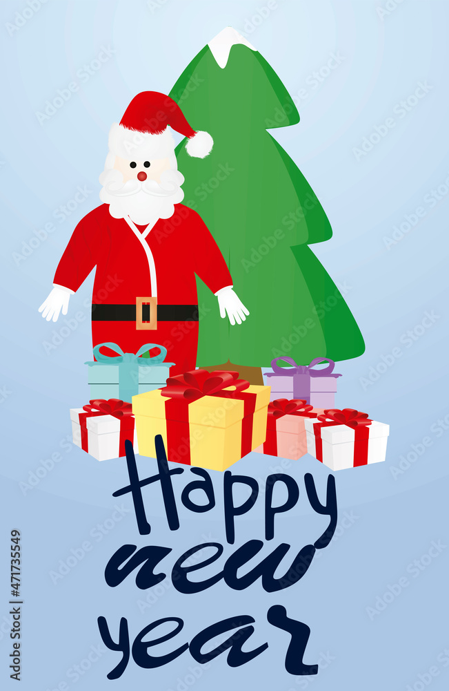 Happy new year card. vector Happy new year card. vector