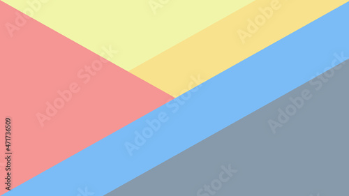 Geometric Retro Background Color Pattern 