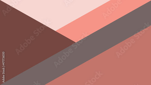 Retro Geometric Background Red Brown Pattern 