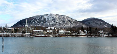 Mont-St-Hilaire, Quebec, Canada in early winter