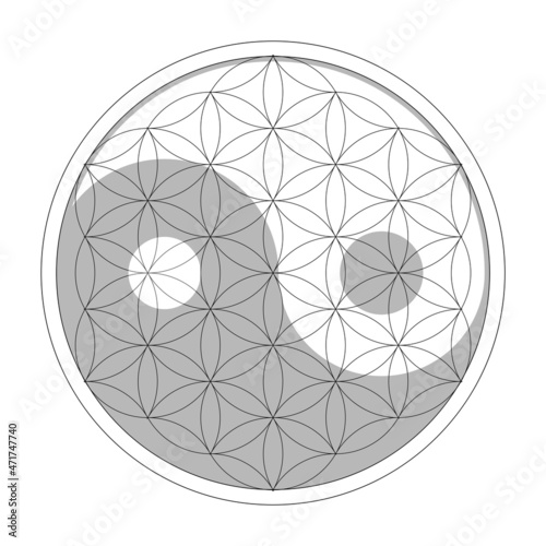 Yin and yang, Flower Of Life