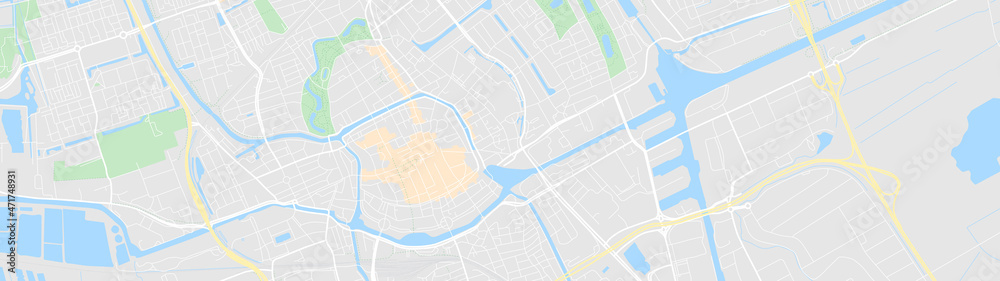 digital vector map city of groningen. You can scale it to any size.