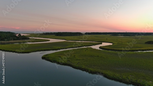 Tributary Sunset