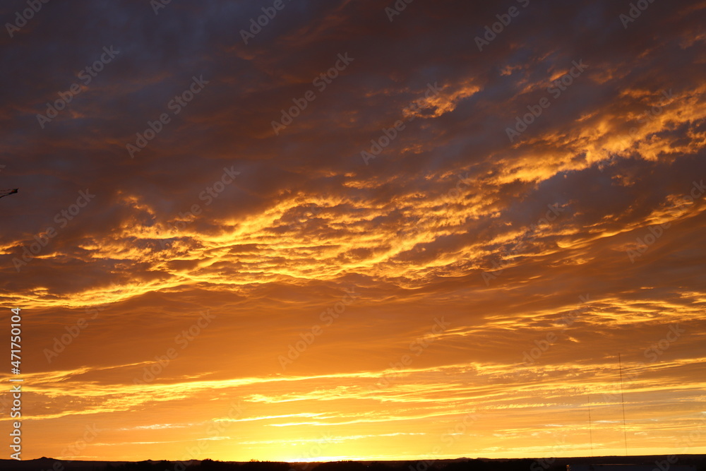 Fototapeta premium Intense Sunset