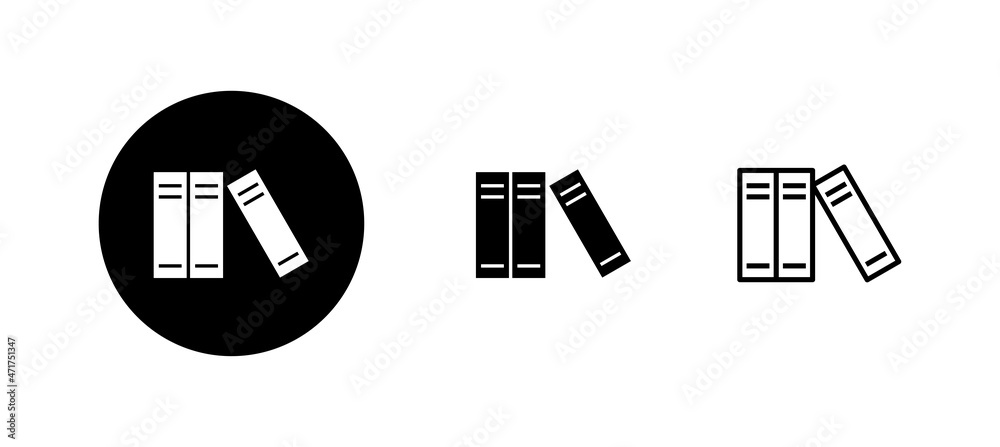 Library icons set. education sign and symbol Library icons set. education sign and symbol