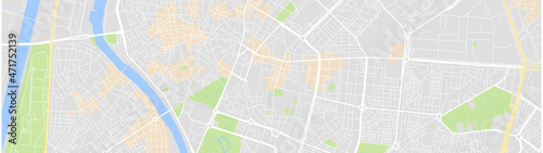 it is modern map city Sevilla Spain