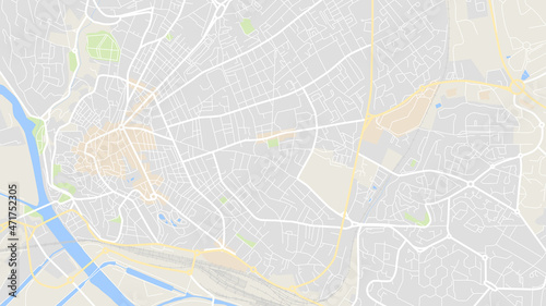 digital vector map city of Baziers. You can scale it to any size.