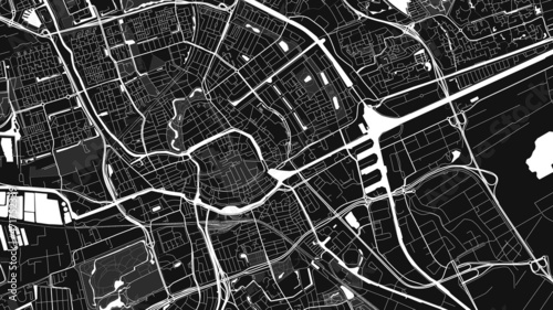 digital vector map city of groningen. You can scale it to any size.