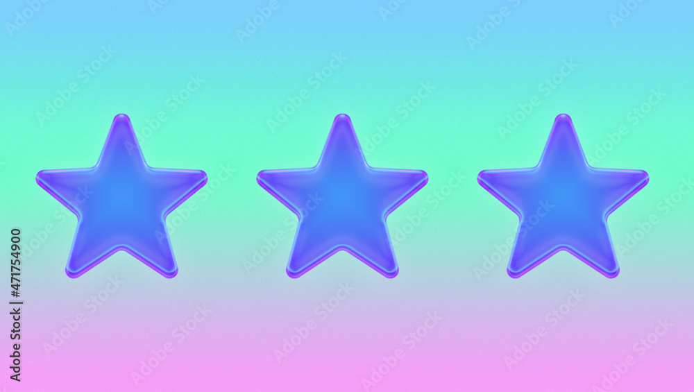 Glowing and gradient stars, gradient grain background. Cyber tecno aesthetic for background, banner and post.