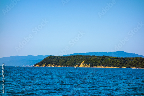 船上から見た海のある風景 © tokoteku_2018