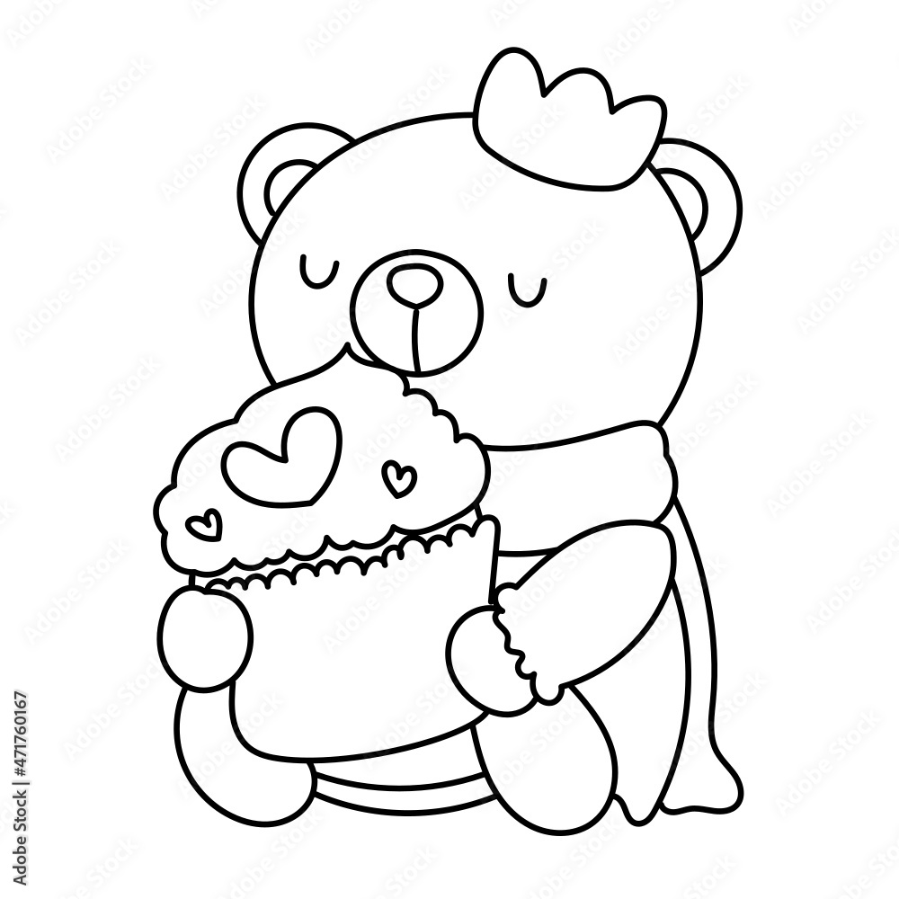 Obraz premium Valentines bear