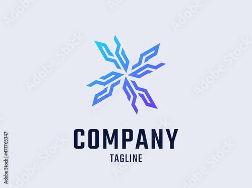 Letter X Colorful logotype with Modern line Technology and Digital Connection concept for your Corporate identity 