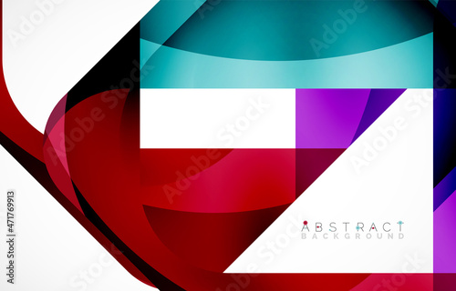 Minimal background. Abstract square shape with round corners created with wavy forms. Vector Illustration For Wallpaper, Banner, Background, Landing Page Free Download Minimal background. Abstract square shape with round corners created with wavy forms. Vector Illustration For Wallpaper, Banner, Background, Landing Page - GFXLoad