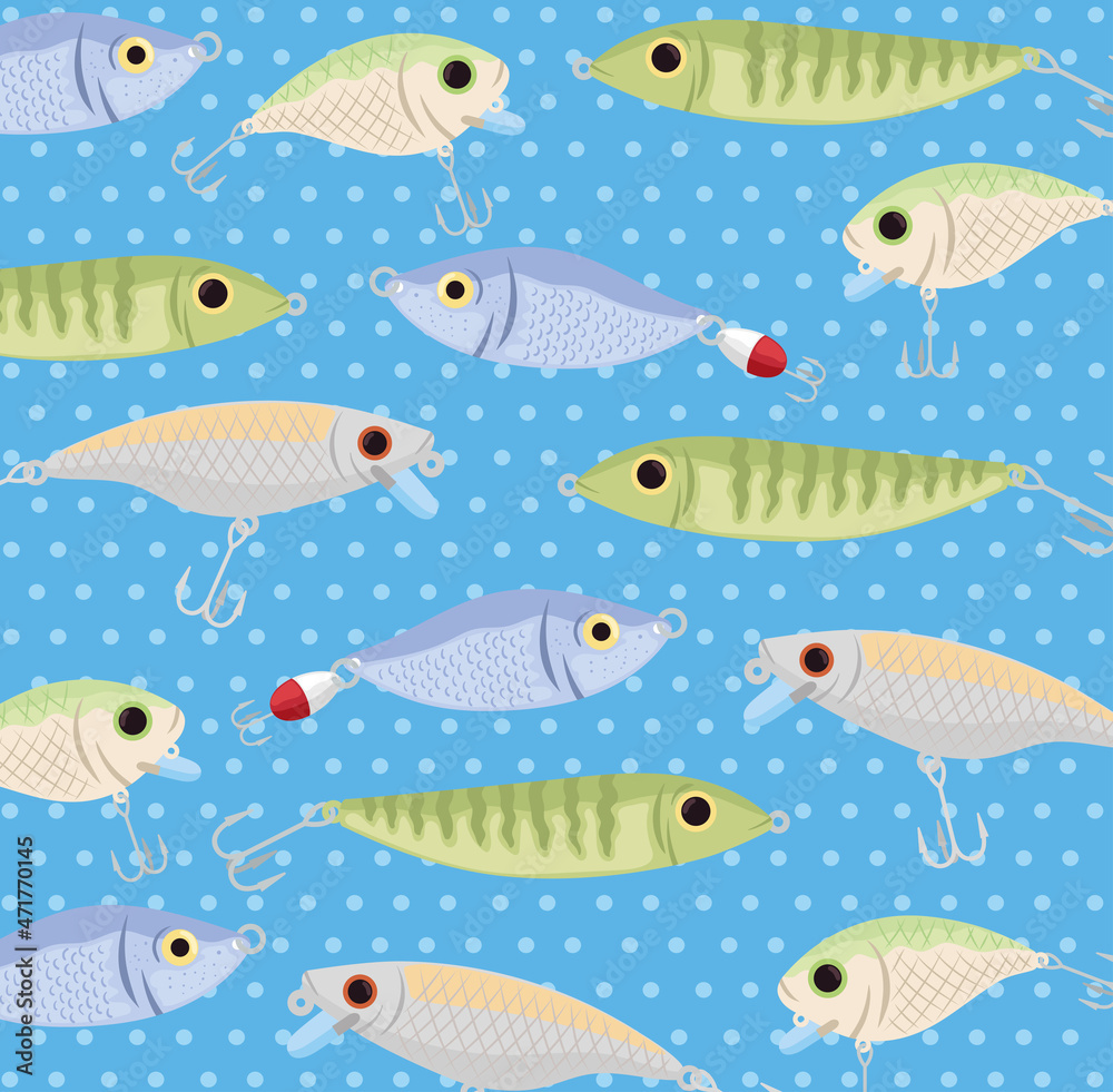 pattern of fishing lures pattern of fishing lures