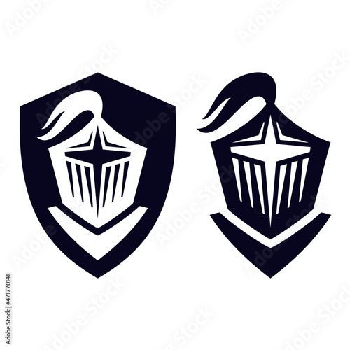 roman soldier logo icon vector