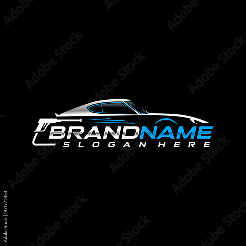 auto detailing logo template