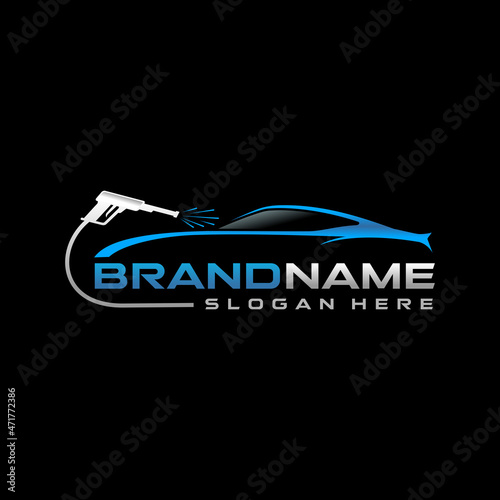 auto detailing logo template