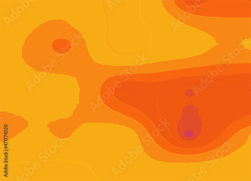 Wallpaper Mural orange foot print Torontodigital.ca